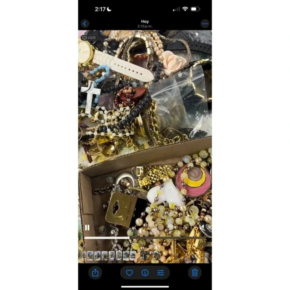 Vintage Modern Costume Jewelry Lot 1lb 14oz Watches Necklaces Bracelets Mixed - Picture 9 of 9